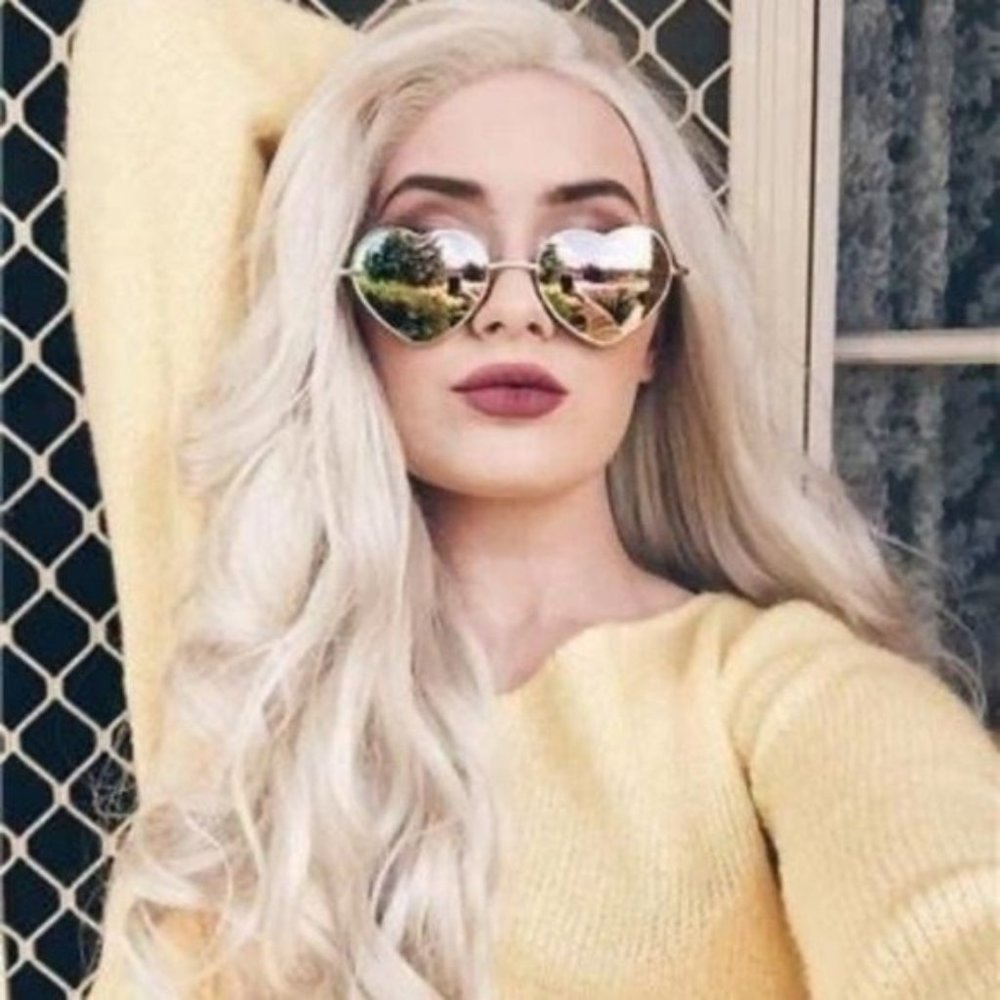 Platinum Blonde Lace Front Wig